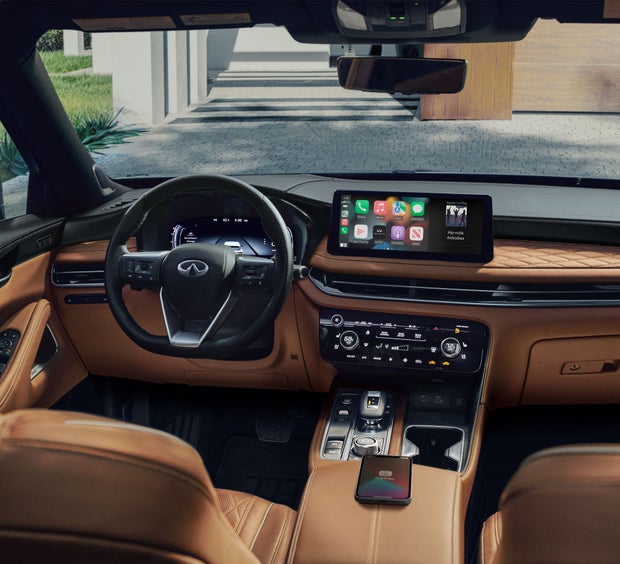 2024 INFINITI QX60 Key Features - Wireless Apple CarPlay® integration | Bommarito INFINITI in Ellisville MO